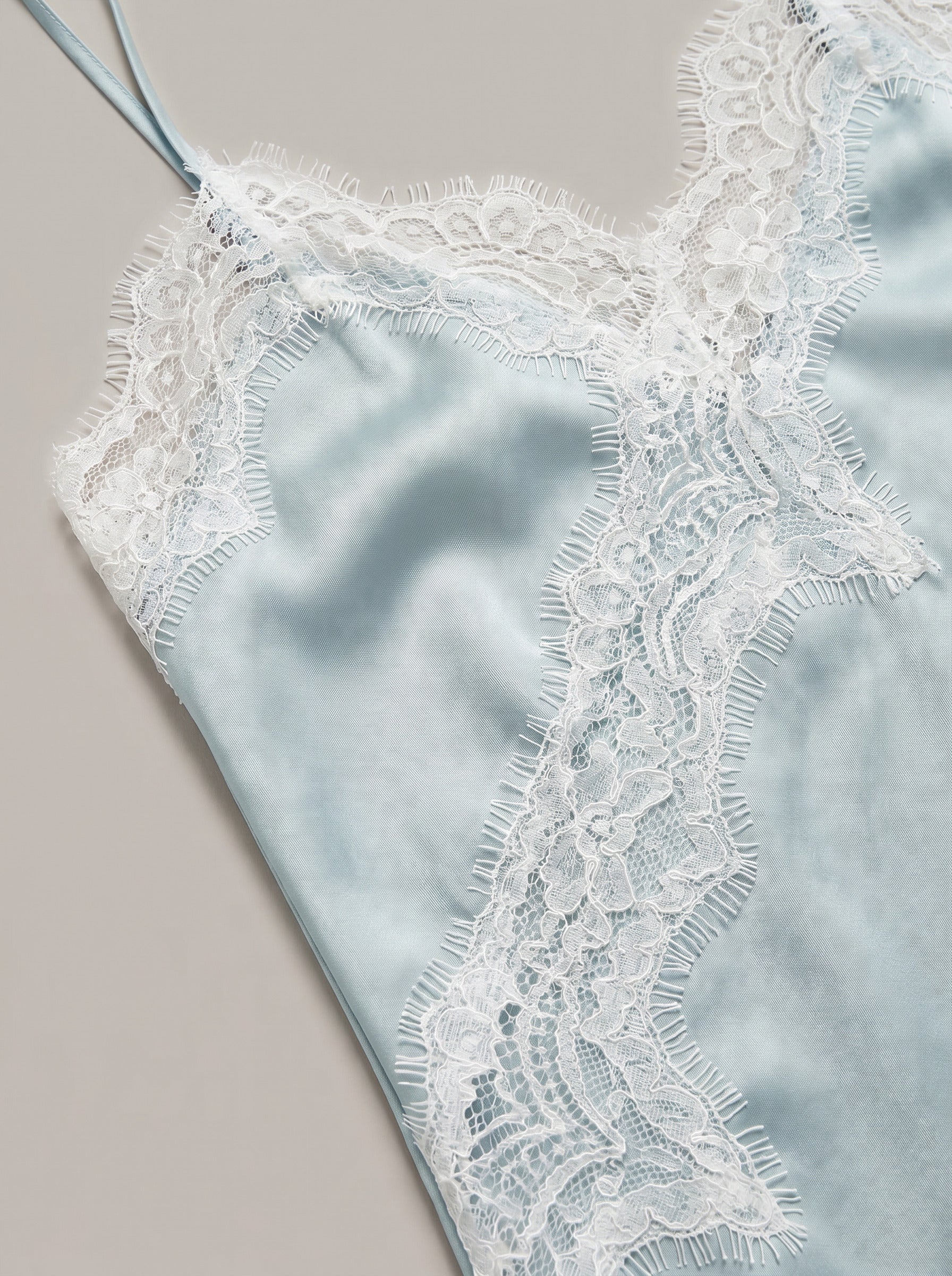 Lace Trim Slip Top