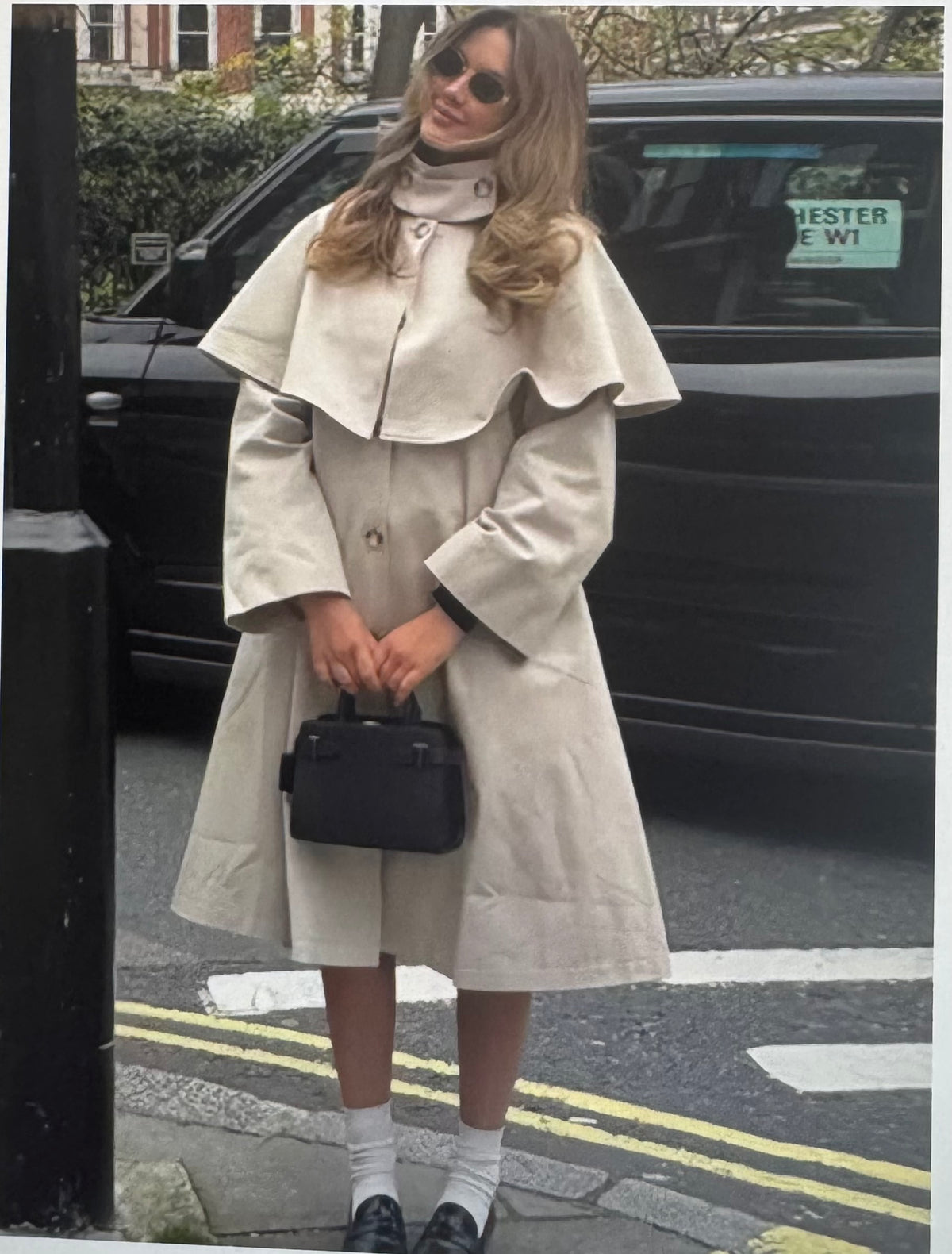 Caped Trench Coat