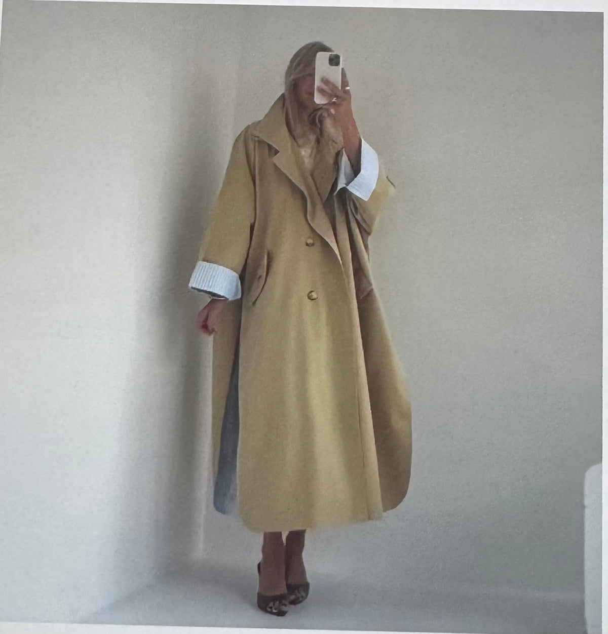 Oversized Maxi Trench Coat