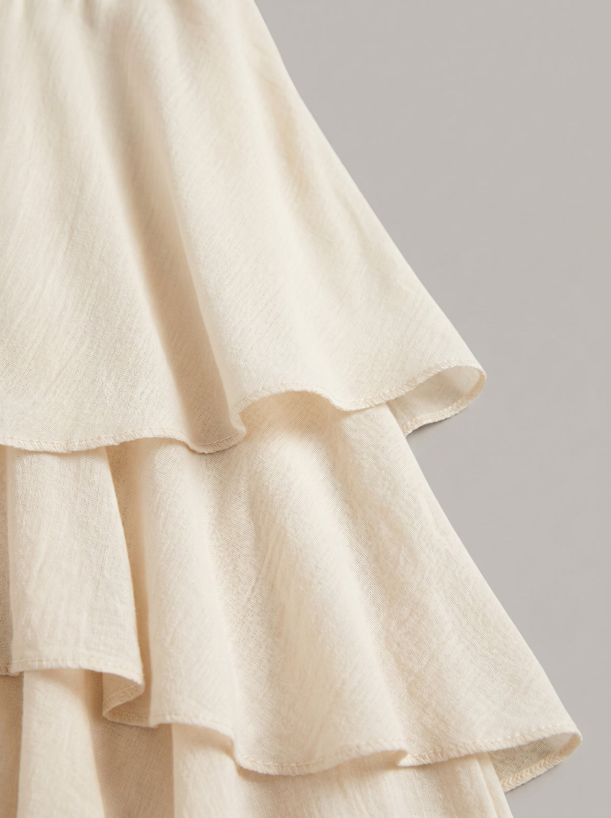 Asymmetric Ruffle Maxi Skirt