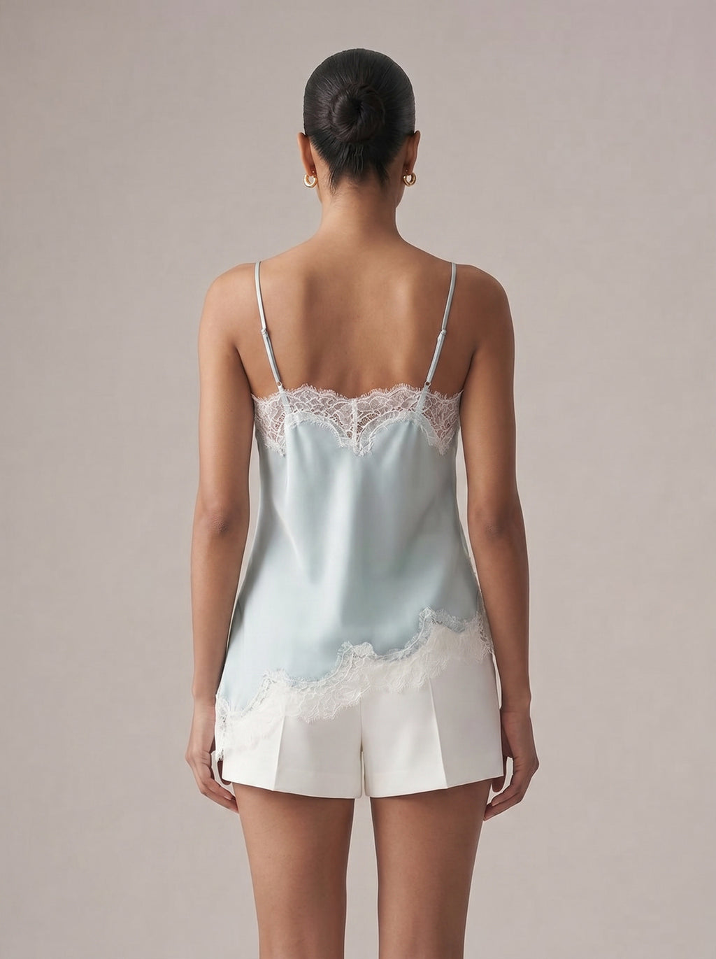 Lace Trim Slip Top