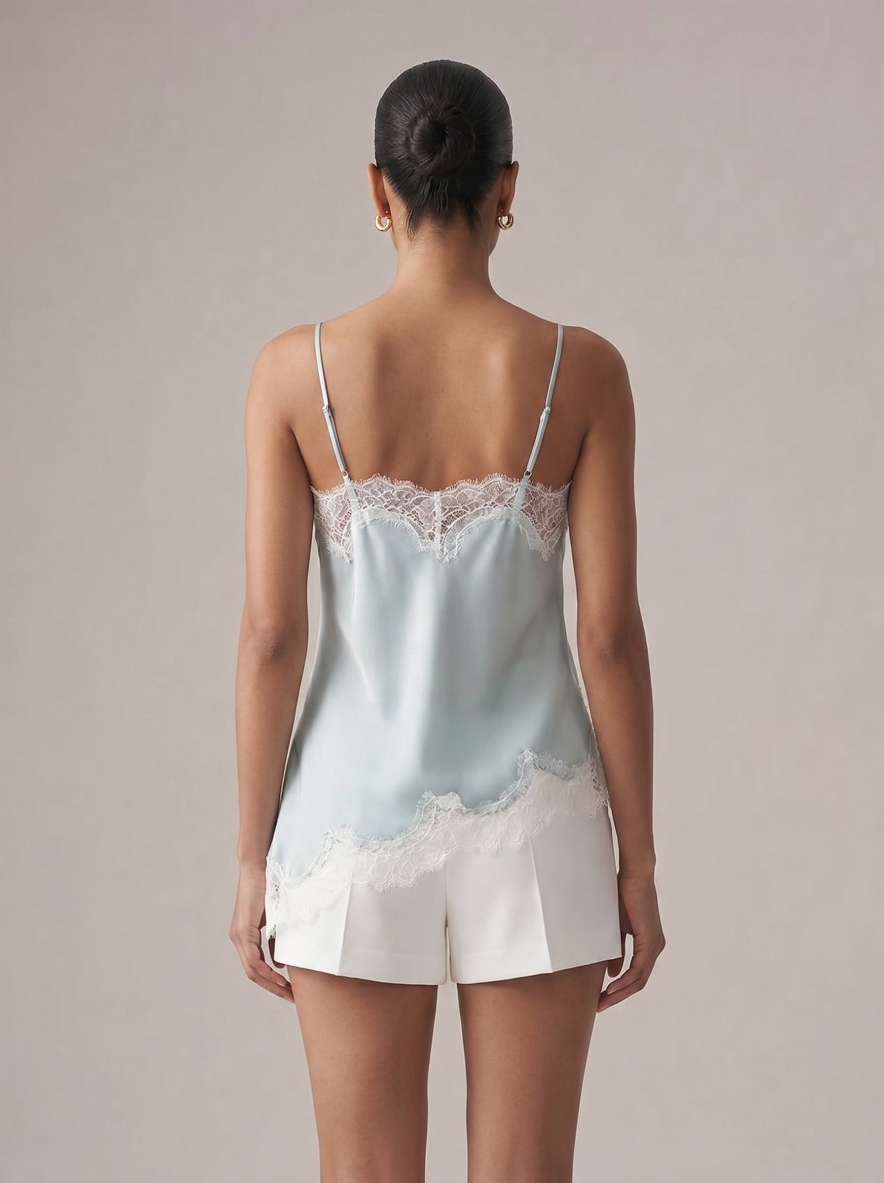 Lace Trim Slip Top